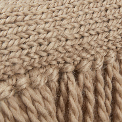 KAAT Amsterdam Jonine Sand Square Filled Cushion 45cm x 45cm.
