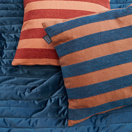 KAAT Amsterdam Nissa Multi Stripe Square Filled Cushion 45cm x 45cm.