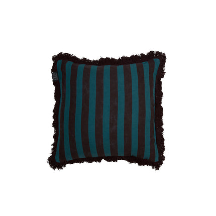 KAAT Amsterdam Viggo Red Stripe Square Filled Cushion 45cm x 45cm.