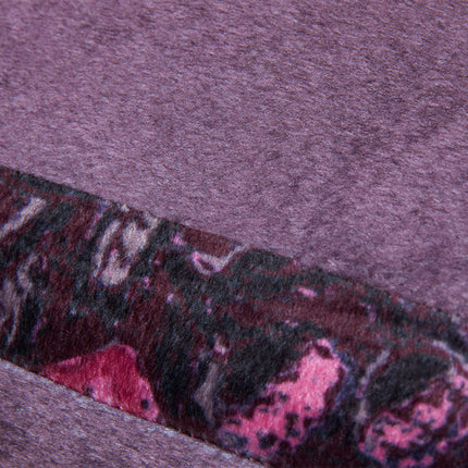 KAAT Amsterdam Boline Aubergine Velvet Oblong Filled Cushion 40cm x 60cm.
