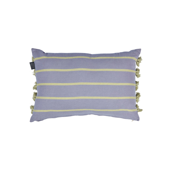 KAAT Amsterdam Jelke Mauve Stripes Oblong Filled Cushion 40cm x 60cm.