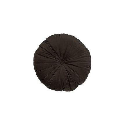 KAAT Amsterdam Mandarin Brown Round Filled Cushion 40cm Diameter.