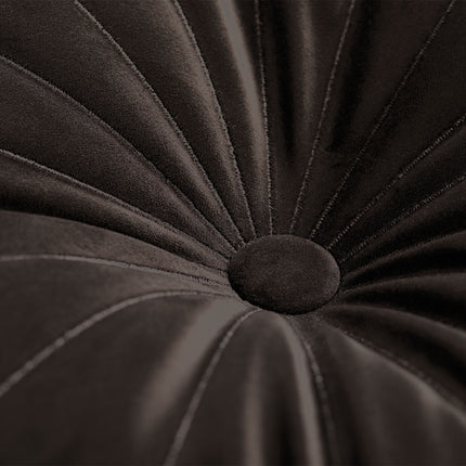 KAAT Amsterdam Mandarin Brown Round Filled Cushion 40cm Diameter.