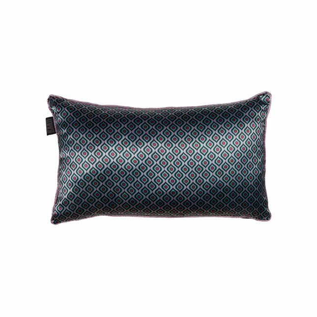 KAAT Amsterdam Meja Green Reversible Oblong Filled Cushion 30cm x 50cm.