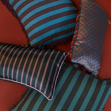 KAAT Amsterdam Meja Green Reversible Oblong Filled Cushion 30cm x 50cm.