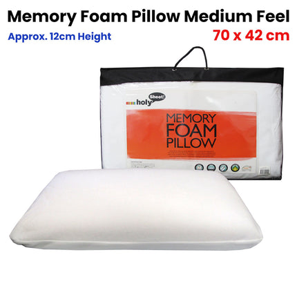 Memory Foam Pillow Medium Feel.