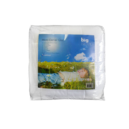 Big Sleep 300GSM Asthma and Allergy Sufferers Micro Denier Quilt Single.