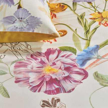 Bedding House Beau Multi Cotton Sateen Quilt Cover Set Queen.