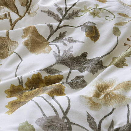 Bedding House Elizabeth White Cotton Sateen Quilt Cover Set Queen.