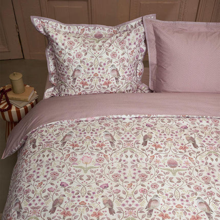 PIP Studio Garden of Dove Off White Cotton Quilt Cover Set Super King.