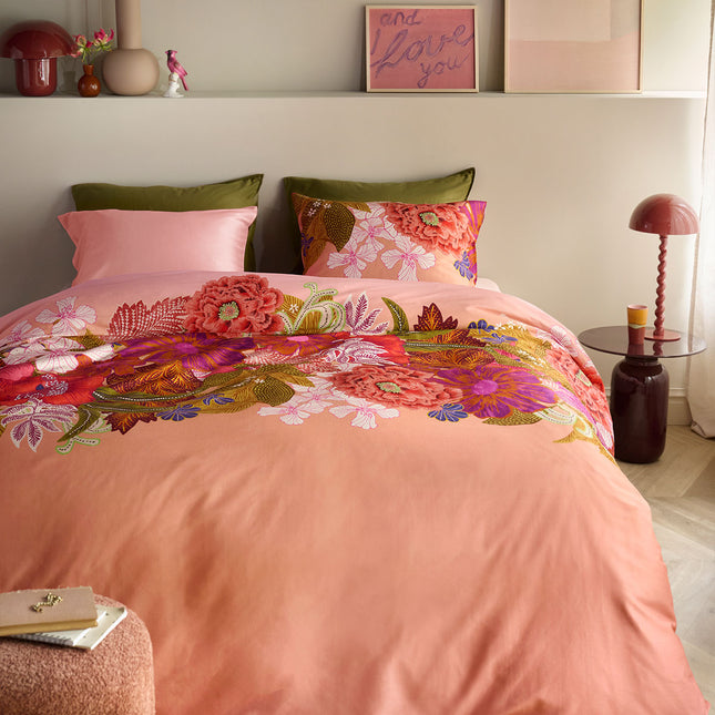 Oilily Livia Multi Cotton Floral Quilt Cover Set Queen.