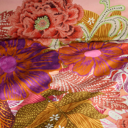 Oilily Livia Multi Cotton Floral Quilt Cover Set Queen.
