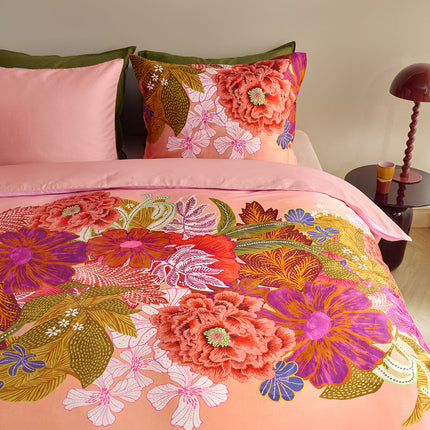 Oilily Livia Multi Cotton Floral Quilt Cover Set Queen.