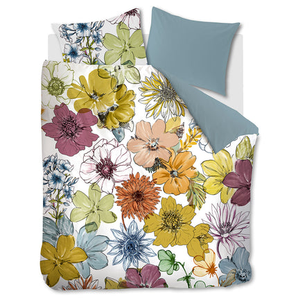 Bedding House Lotti Multi Cotton Floral Quilt Cover Set King.