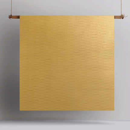 Vintage Design Homewares Malvern Ochre Cotton Quilt Cover Set Single.