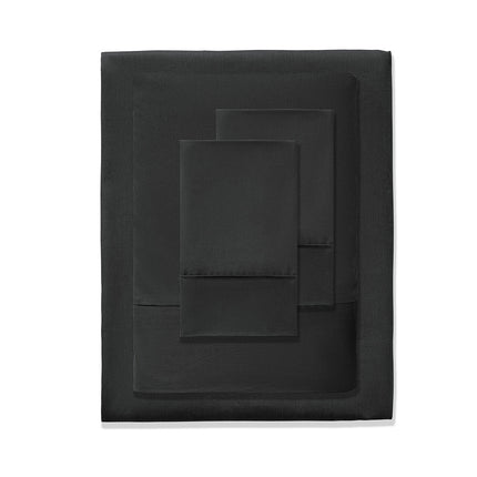 Accessorize 400TC Charcoal Bamboo Cotton Mega / Super Sheet Set 50cm Wall Super King.