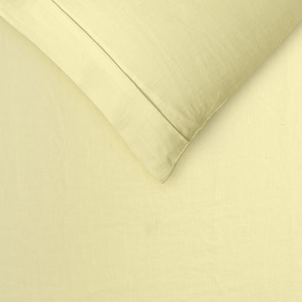 Vintage Design Homewares 100% Linen Butter Sheet Set Queen.