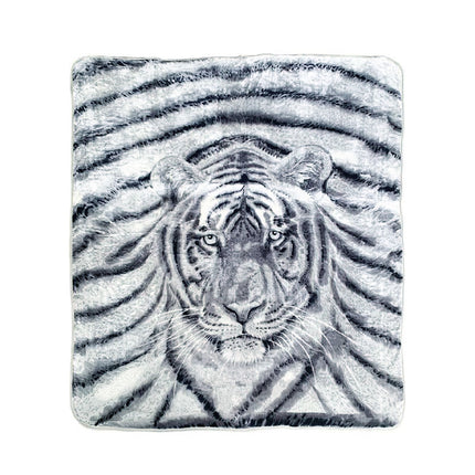 J.Elliot Home 350gsm Tiger Photo Mink Blanket.