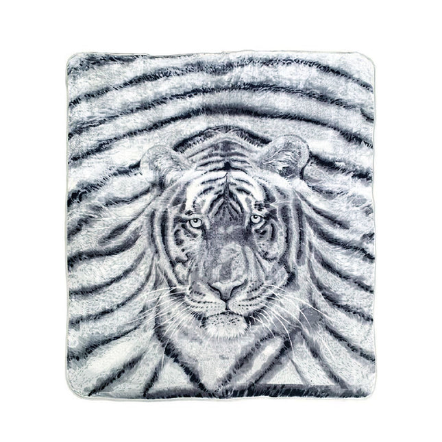 J.Elliot Home 350gsm Tiger Photo Mink Blanket.