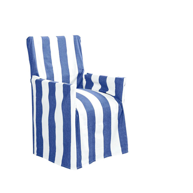 IDC Homewares Cotton Director Chair Cover Blue Stripes.