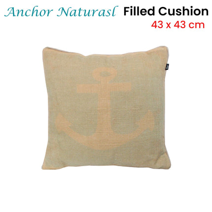 J.Elliot Home Anchor Natural Filled Cushion 43 x 43 cm.
