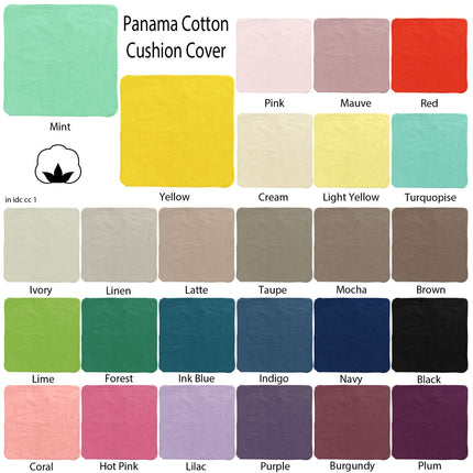 IDC Homewares Panama 100% Cotton Cushion Cover Yellow.
