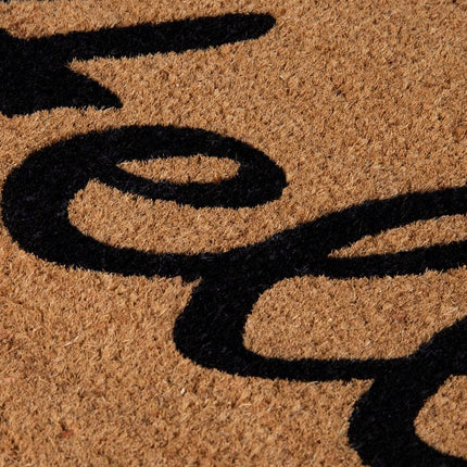 J.Elliot Home Hello PVC Backed Coir Printed Door Mat.
