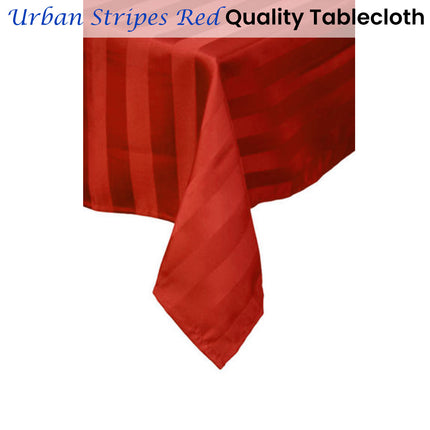 Quality Urban Red Tablecloth 150 x 320 cm.