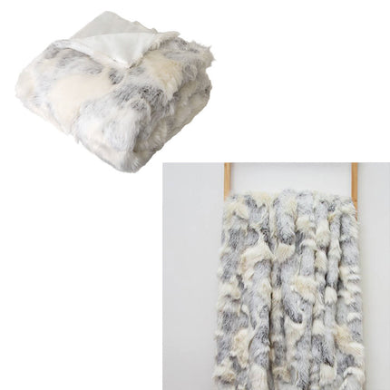 J Elliot Home Arctic Luxury Faux Fur Throw 130 x 160cm.