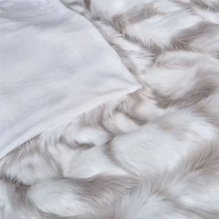 J Elliot Home Lynx Wild Cat Faux Fur Throw Rug 130 x 160cm.
