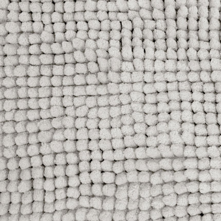 Toggle Microfiber Bath Mat Large Silver.