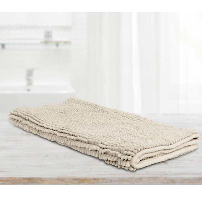 Toggle Microfiber Bath Mat Large Stone.