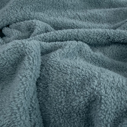 Ardor Teddy Sea Mist Ultra Soft Cozy Fleece Blanket Queen.