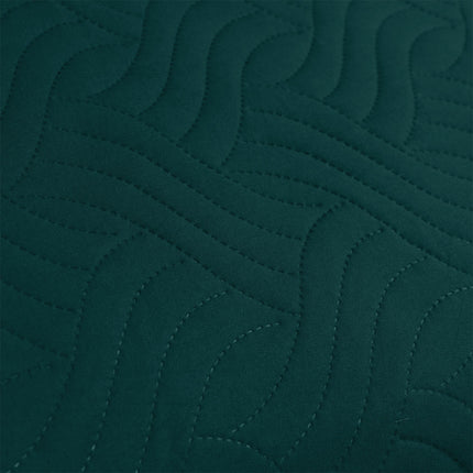 Ardor Asher Deep Teal Embossed Vintage Washed Quilt Cover Set King.