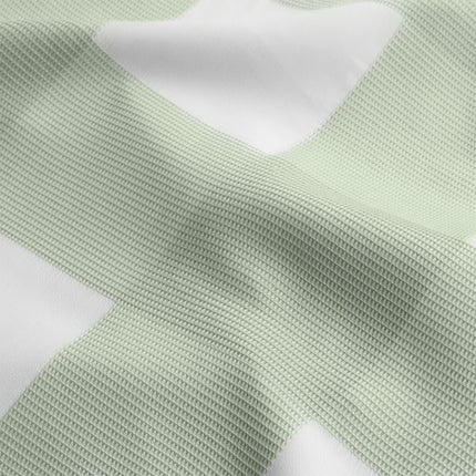 Ardor Ashlea Sage Oversized Waffle Check Quilt Cover Set King.