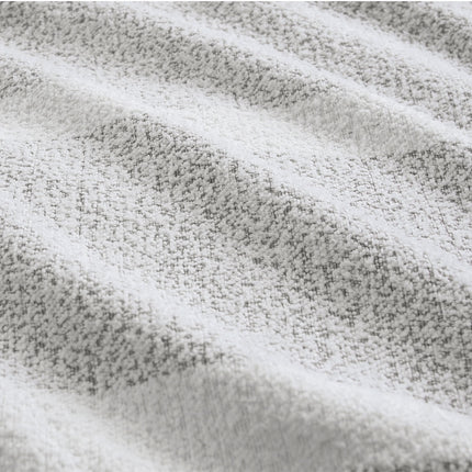 Ardor Liam Chenille Textured Grey Quilt Cover Set Queen.