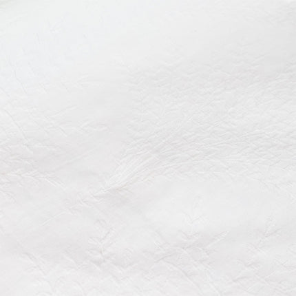Algodon Romy White Cotton Jacquard Quilt Cover Set King.