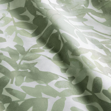 Ardor Solana Sage Watercolour Print Quilt Cover Set King.