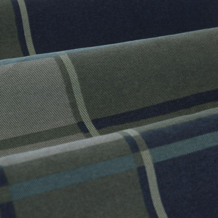 Ardor Sommers Dark Khaki Cotton Flannelette Quilt Cover Set King.