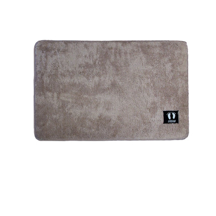 Asha Anti Slip Polyester Bath Mat 50 x 80 cm Mocha.