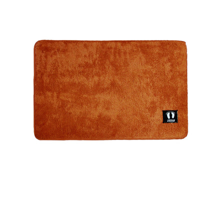 Asha Anti Slip Polyester Bath Mat 50 x 80 cm Pumpkin.
