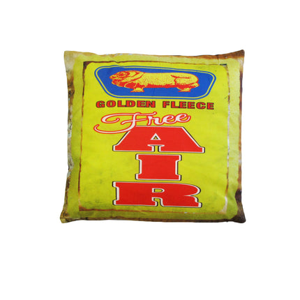 Australian Mancave Retro Cushion Golden Fleece Free Air 40 x 40 cm.