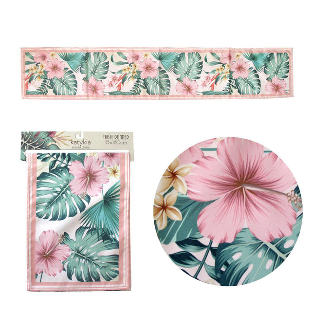 Katykia Vintage Tropical Table Runner 33 x 180cm.
