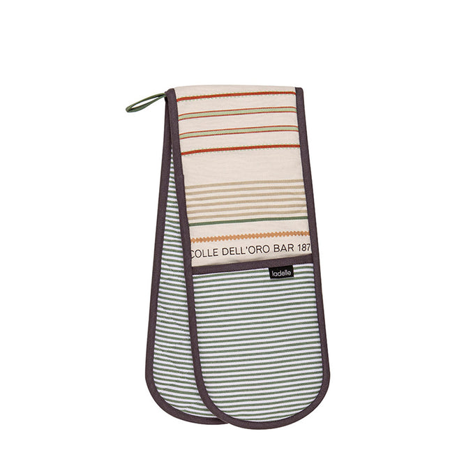 Ladelle Sanctuary Cream Double Oven Mitt 17 x 89 cm.