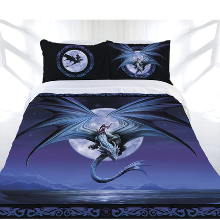 Anne Stokes Moonstone Quilt Cover Set King.