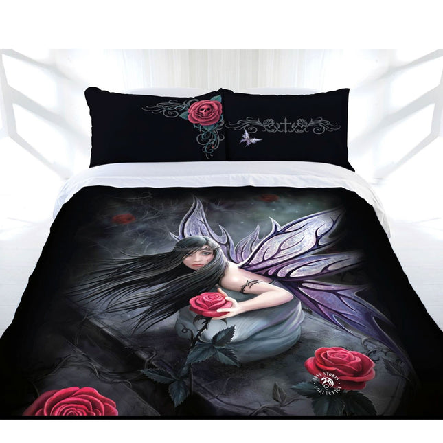 Anne Stokes Rose Fairy Quilt Cover Set Queen.