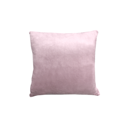 Alastairs Augusta Faux Mink Square Cushion Blush.