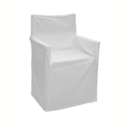 Rans Alfresco 100% Cotton Director Chair Cover - Plain White.