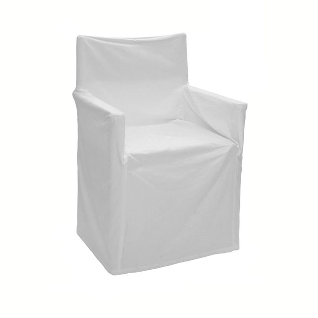 Rans Alfresco 100% Cotton Director Chair Cover - Plain White.