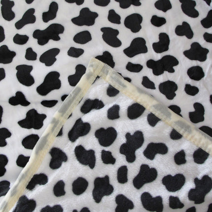 Animal Pattern Soft Flannel Plush Queen Size Blanket 220 x 240cm Dalmatian.